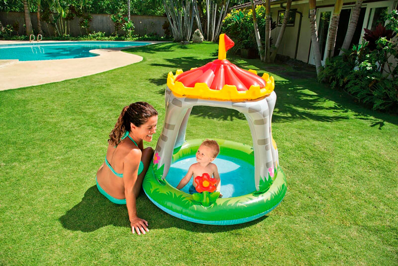 Cheap Castle inflatable pool