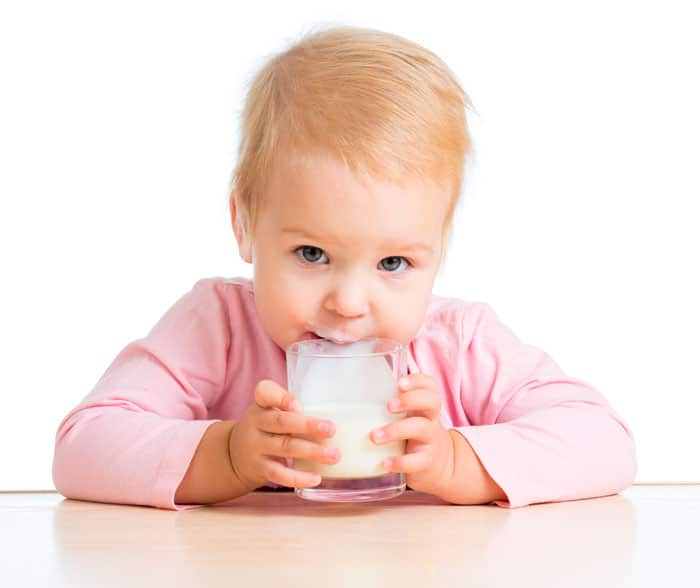 Recommended drinks for babies and children