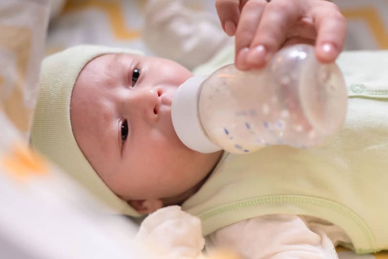 mixed breastfeeding baby bottle