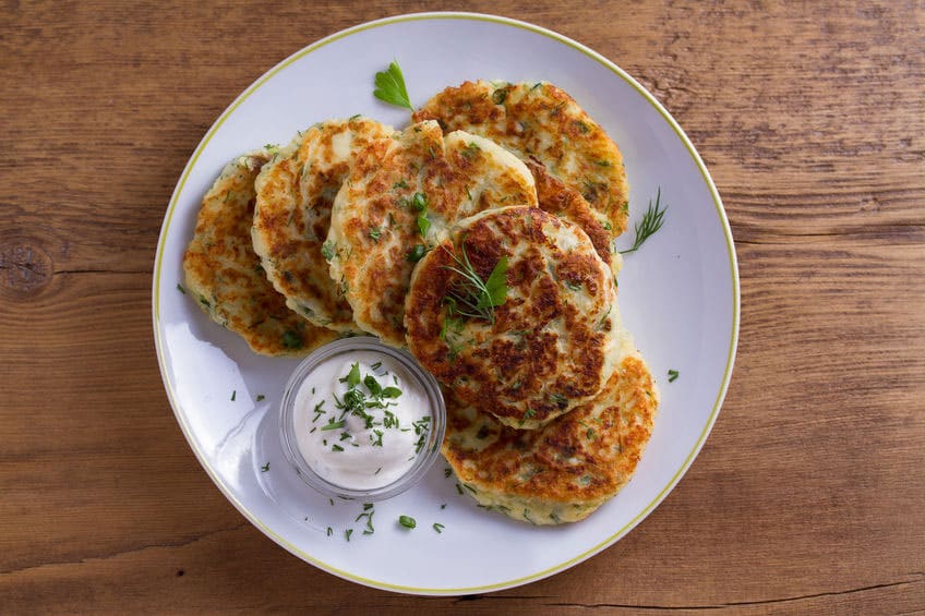 Carrot and Cheese Pancakes Recipe